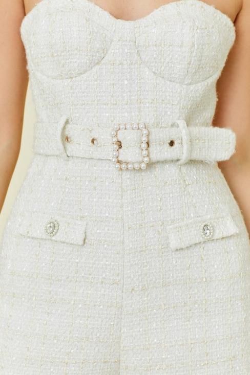 Chic Pearl Romper