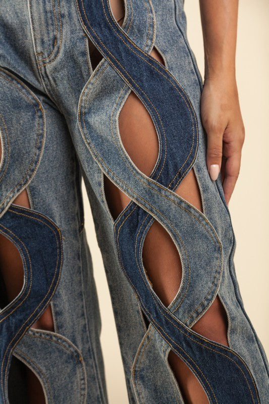 Cross Wave Jean