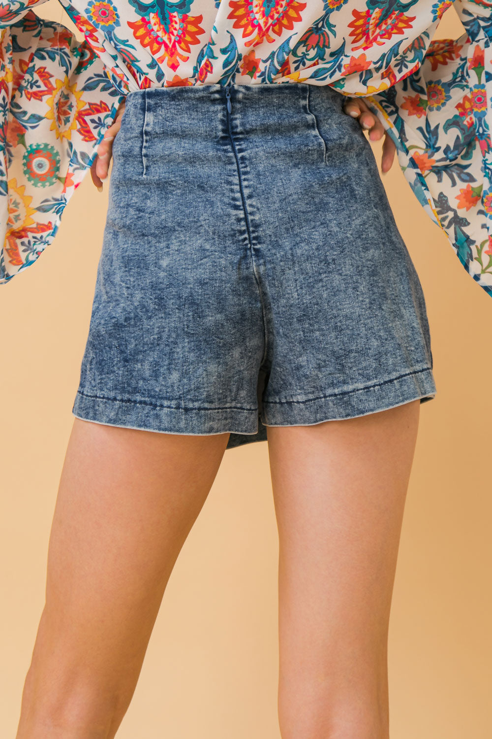 Denim Fusion Skort